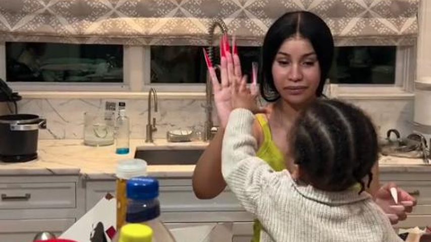 Cardi B mit ihrem Sohn Wave Set Cephus