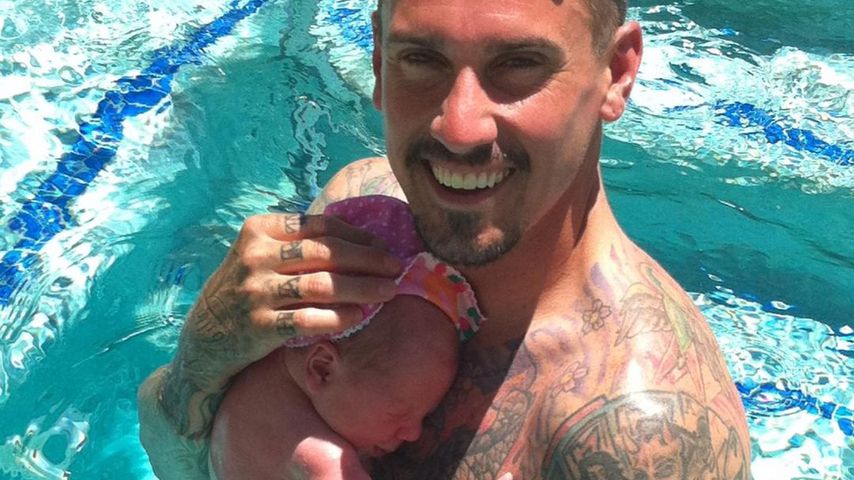 Carey Hart mit seiner Tochter Willow