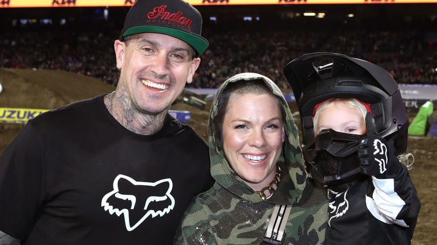 Carey Hart, Pink und Jameson Moon Hart im Januar 2020