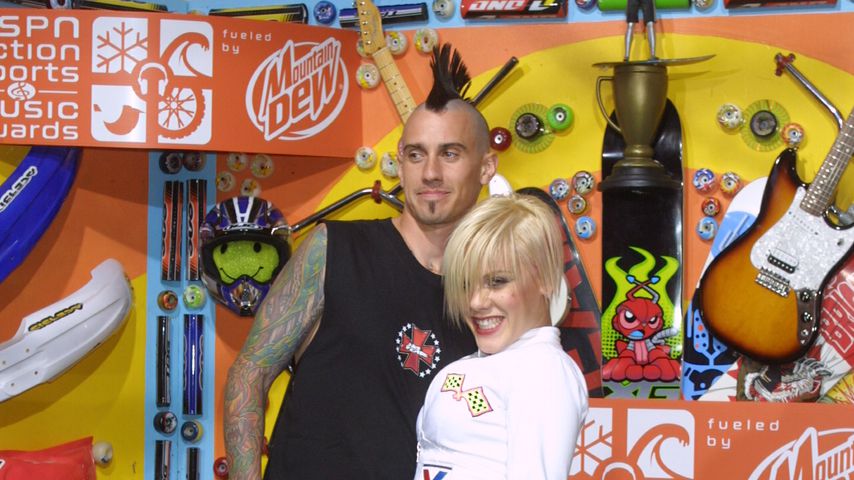Carey Hart und Pink im April 2002