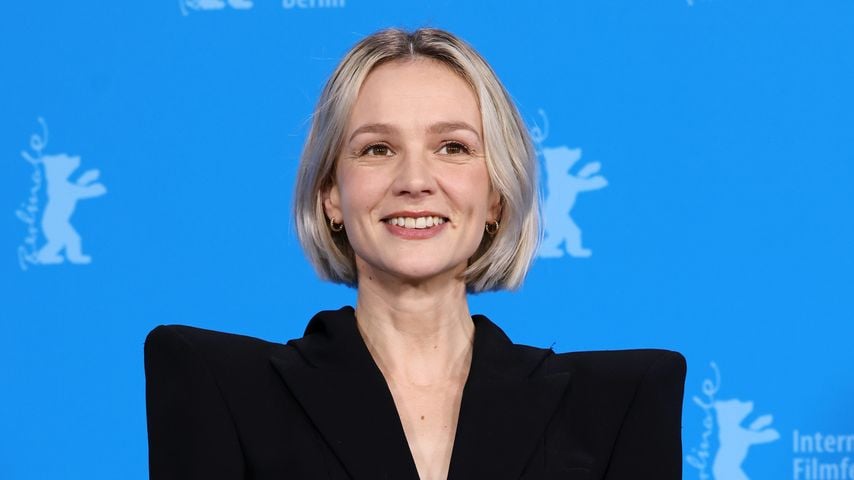 Elegant in schwarz: Carey Mulligan strahlt auf der Berlinale