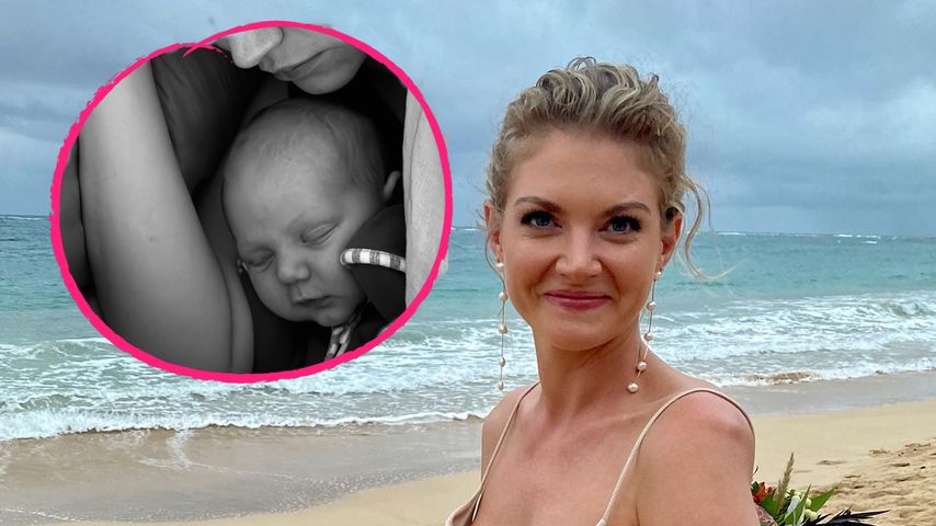Süßer Schnappschuss: "H2O"-Star Cariba Heines Baby ist da