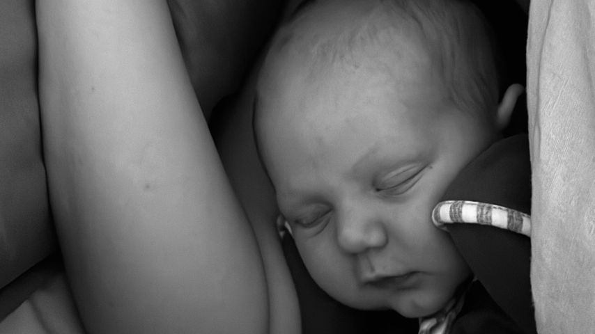 Cariba Heine mit ihrem Baby, Mai 2025