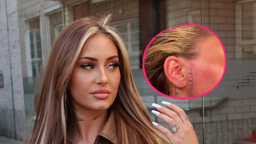 Carina Nagel tätowiert sich Namen ihrer Frau ins Gesicht