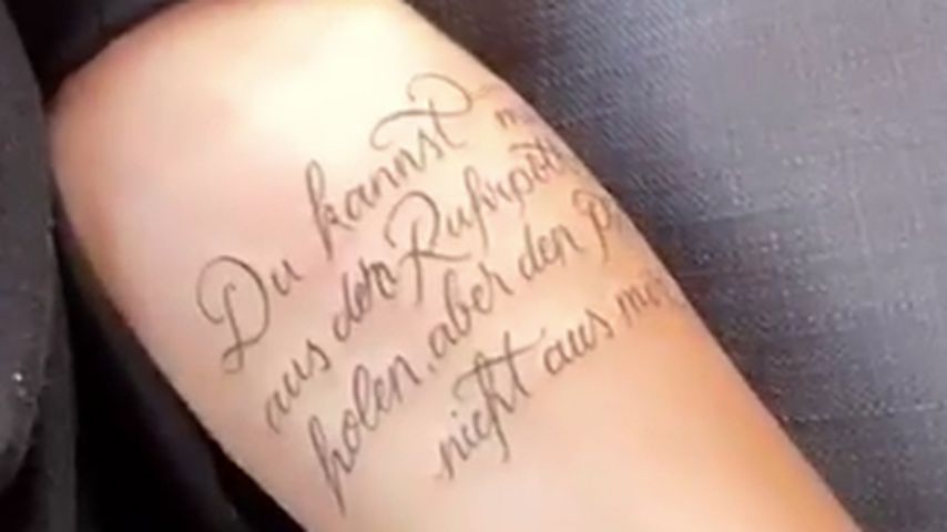 Carina Spacks neues Tattoo