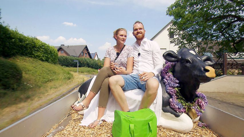 Carina und Bauer Thomas bei "Bauer sucht Frau" 2019