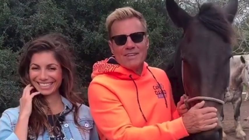 Carina Walz und Dieter Bohlen im Oktober 2019