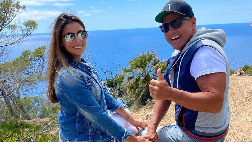 Carina Walz und Dieter Bohlen im Mai 2021