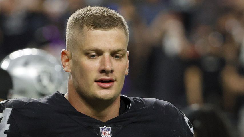 Carl Nassib bei einem Spiel der Las Vegas Raiders, September 2021