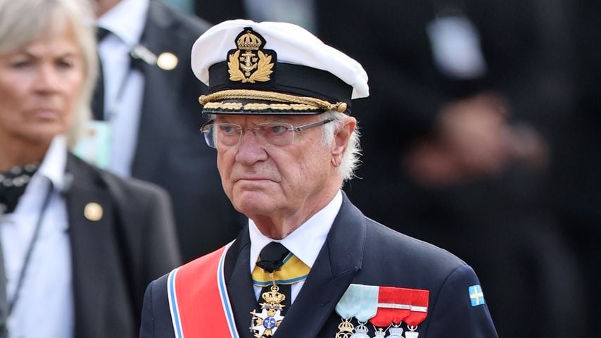 König Carl Gustaf zeigt offen seine tiefe Trauer um Harald
