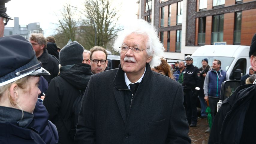 Carlo von Tiedemann bei Jan Fedders Trauerfeier