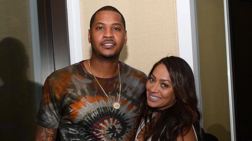 Carmelo Anthony und seine Frau La La bei einem Dinner in Las Vegas, 2016