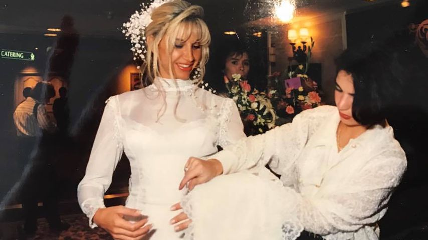 Carmen Geiss bei ihrer Hochzeit 1994