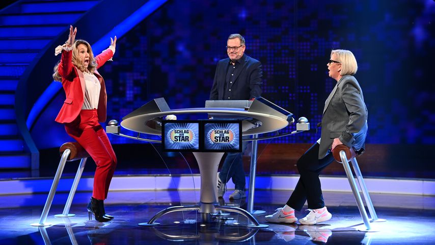 Carmen Geiss, Elton und Claudia Effenberg bei "Schlag den Star"