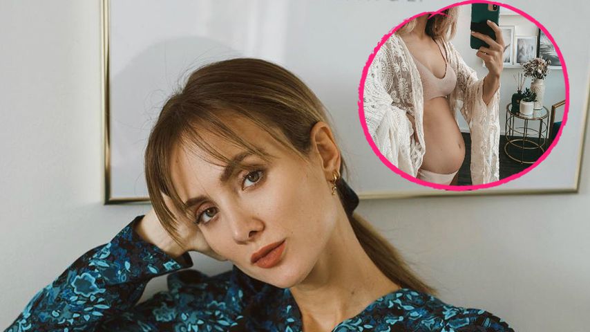Ziemlich rund: Netz-Star Carmushka teilt neues Babybauch-Pic