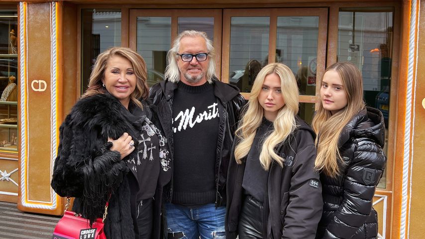 Carmen, Robert, Davina und Shania Geiss