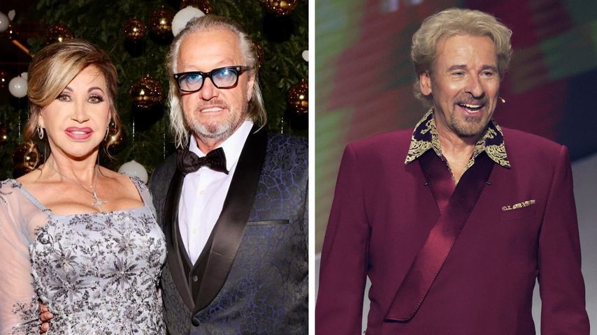 Collage: Carmen und Robert Geiss, Thomas Gottschalk