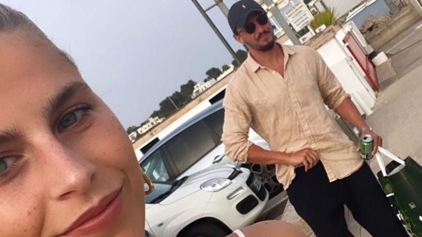 Caro Daur und Tommi Schmitt genießen ersten Pärchenurlaub