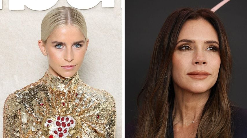 Collage: Caro Daur und Victoria Beckham
