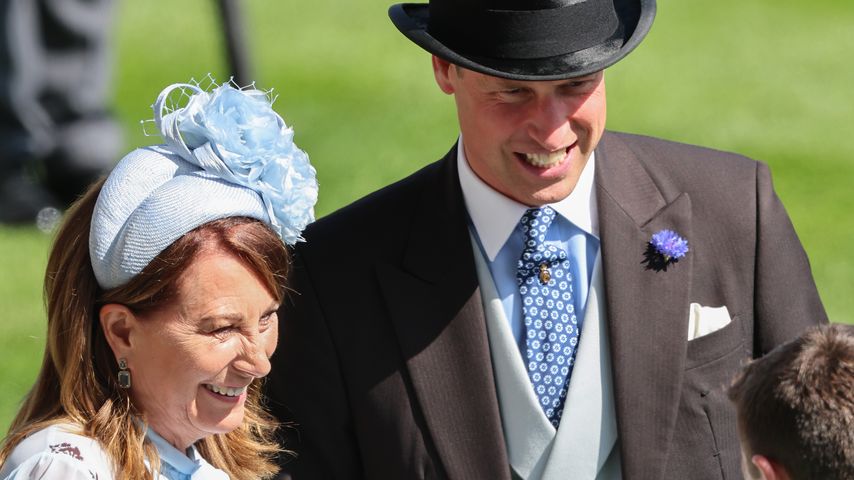 Carole Middleton und Prinz William beim Pferderennen Royal Ascot im Juni 2024