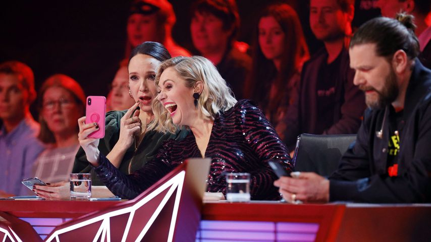 Carolin Kebekus, Ruth Moschner und Rea Garvey bei "The Masked Singer" 2020