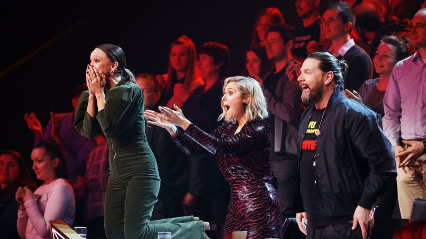Carolin Kebekus, Ruth Moschner und Rea Garvey bei "The Masked Singer" 2020