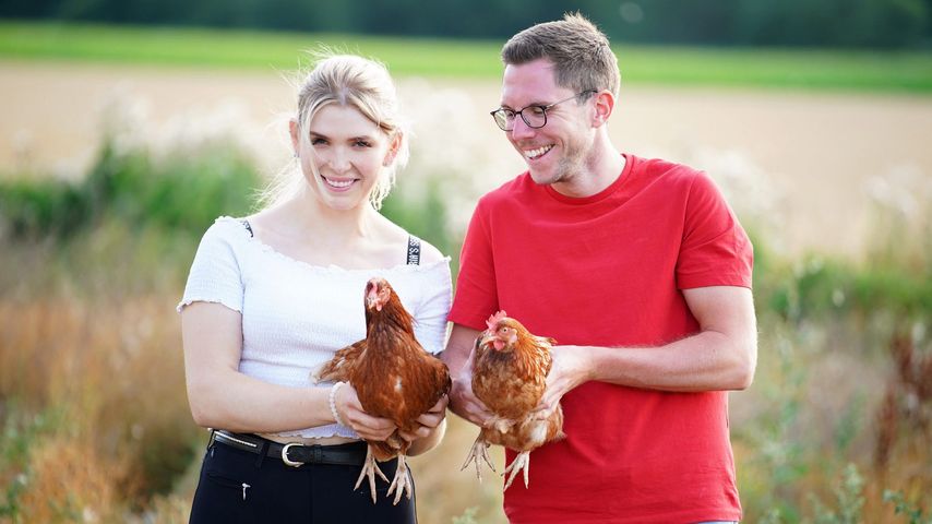 Carolin und Lukas bei "Bauer sucht Frau" 2023