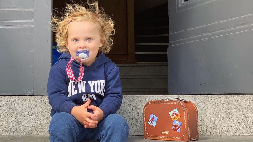 Caroline Beils Tochter Ava im August 2019