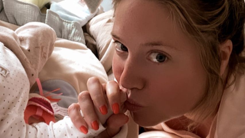 Caroline Frier mit ihrer Tochter Toni