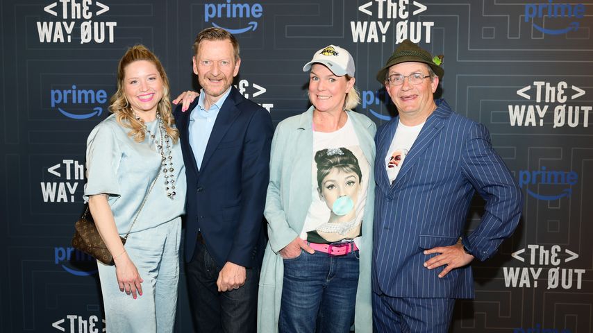 Caroline Frier, Michael Kessler, Mirja Boes und Wigald Boning bei der "The Way Out"-Premiere in Köln