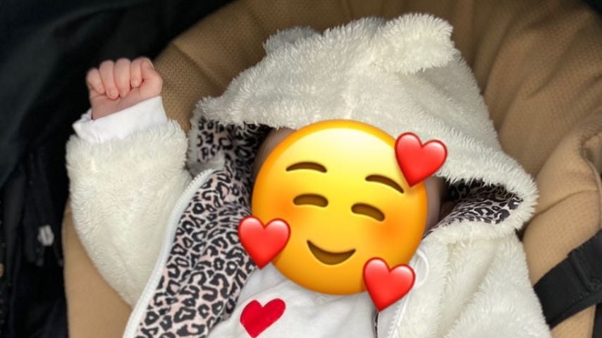 Caroline Friers Tochter Toni im April 2022