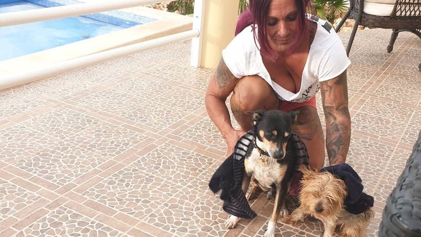 Caroline Robens und ihre Hunde