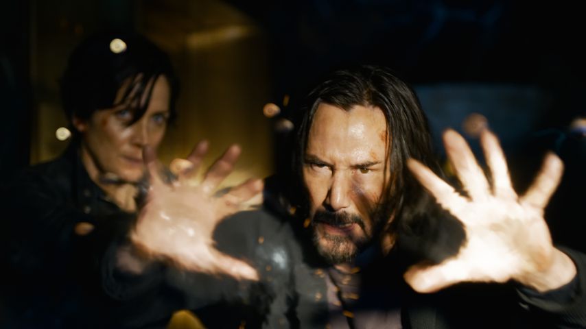 Carrie-Anne Moss und Keanu Reeves in "Matrix 4"