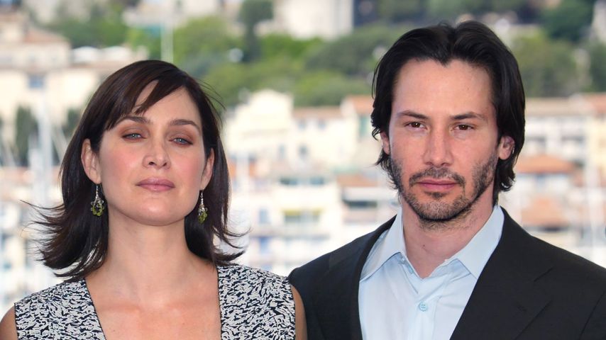 Carrie-Anne Moss und Keanu Reeves, 2003