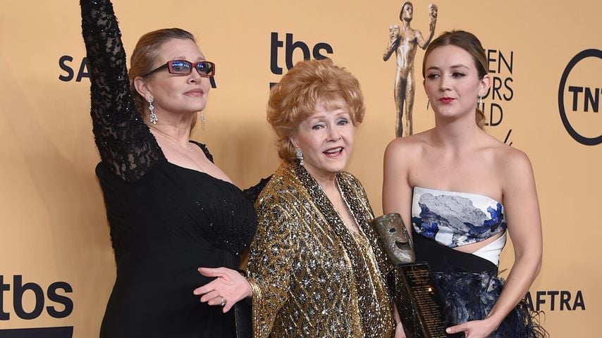 Carrie Fisher, Debbie Reynolds und Billie Lourd bei den 21. "Annual Screen Actors Guild"-Awards