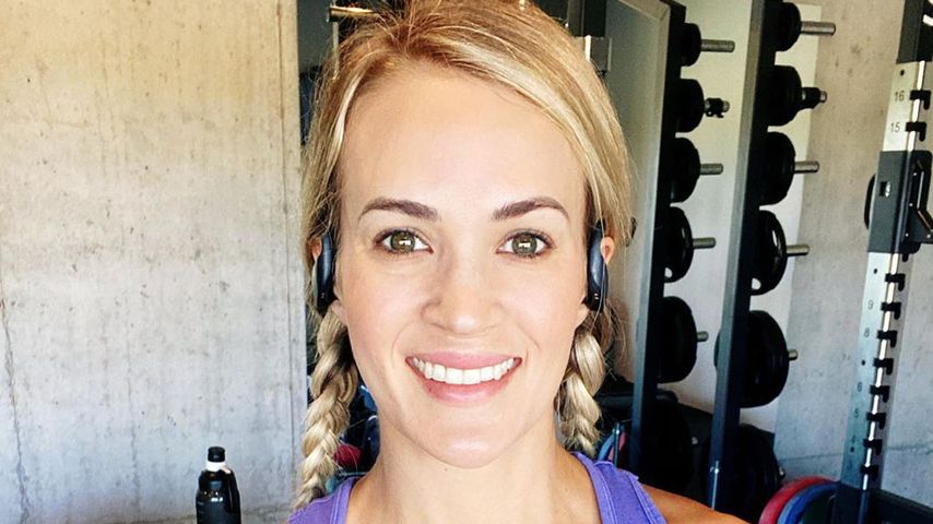Carrie Underwood im Fitnessstudio