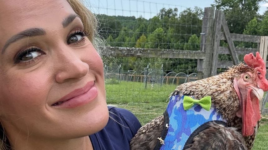 Carrie Underwood auf ihrer Farm