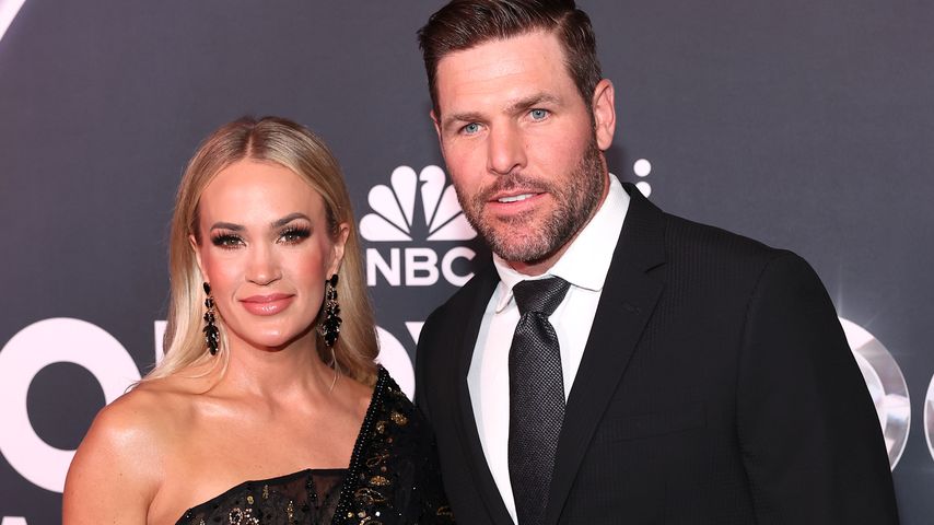 Selten: Carrie Underwood mit Mann Mike auf rotem Teppich