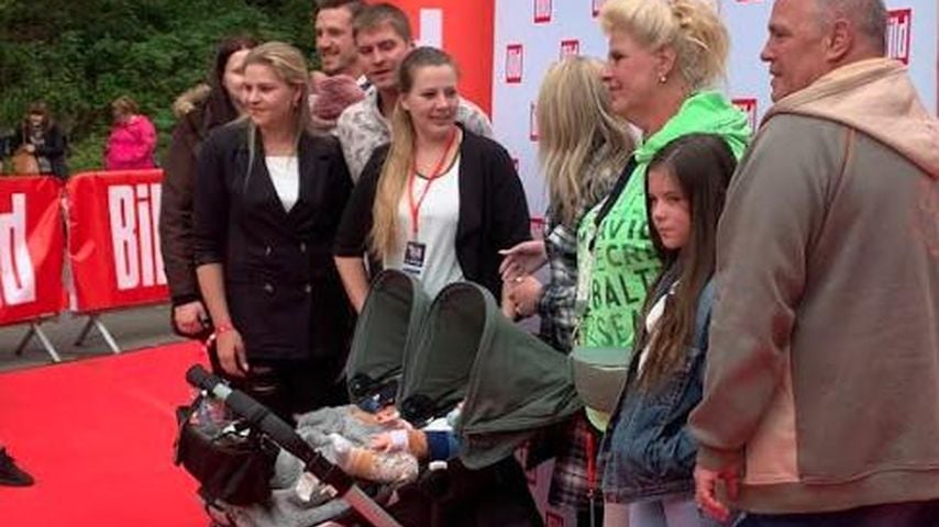 Die Wollnys auf dem Bild-Renntag im Mai 2022