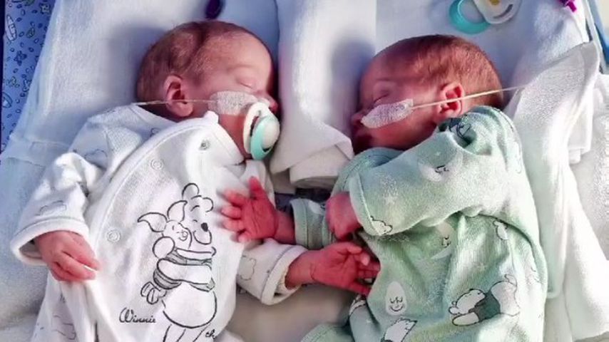 Casey und Emory Wollny im Mai 2021