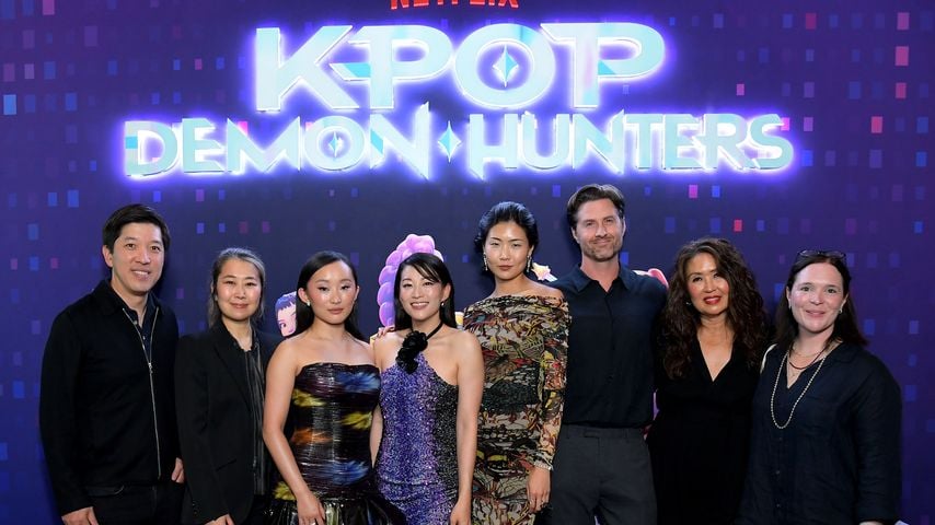 Cast und Crew von "KPop Demon Hunters" beim Netflix-Event Tudum, Juni 2025