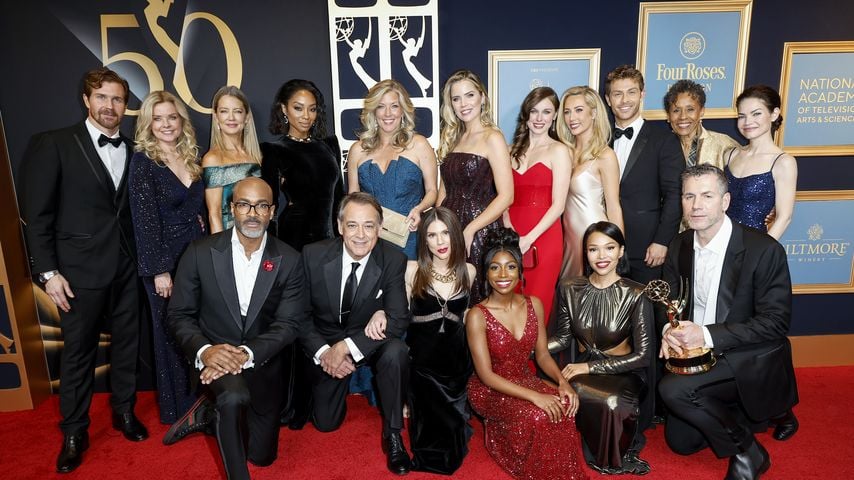 Cast und Team von "General Hospital" bei den 50. Daytime Emmy Awards in Los Angeles