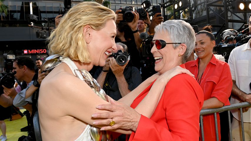 Cate Blanchett und Jamie Lee Curtis beim "Borderlands"-Fan-Event, August 2024
