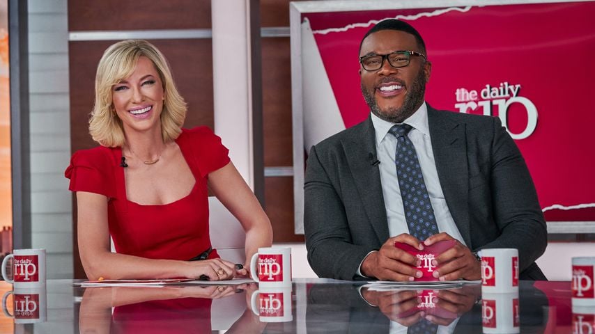 Cate Blanchett als Brie Evantee und Tyler Perry als Jack Bremmer in "Don't Look Up"