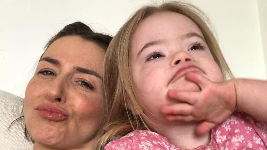 Caterina Scorsone und ihre Tochter Pippa