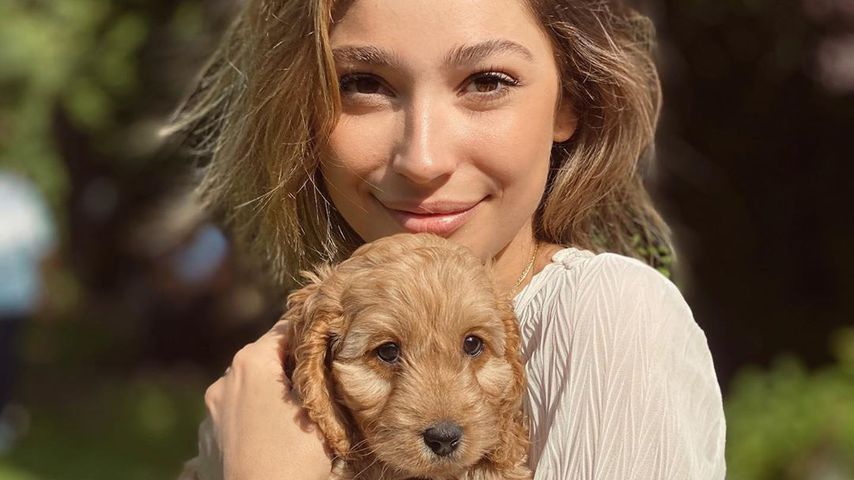 Catharina Maranca mit ihrem Hund Abby
