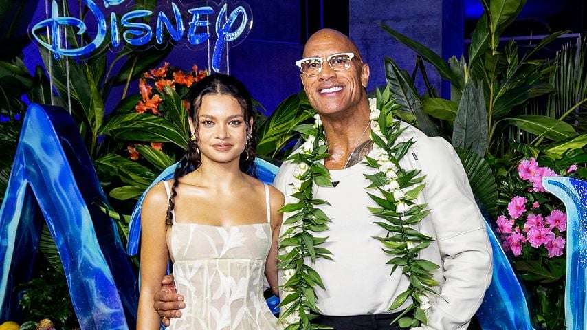 Catherine Laga'aia & Dwayne Johnson feiern "Vaiana"-Premiere
