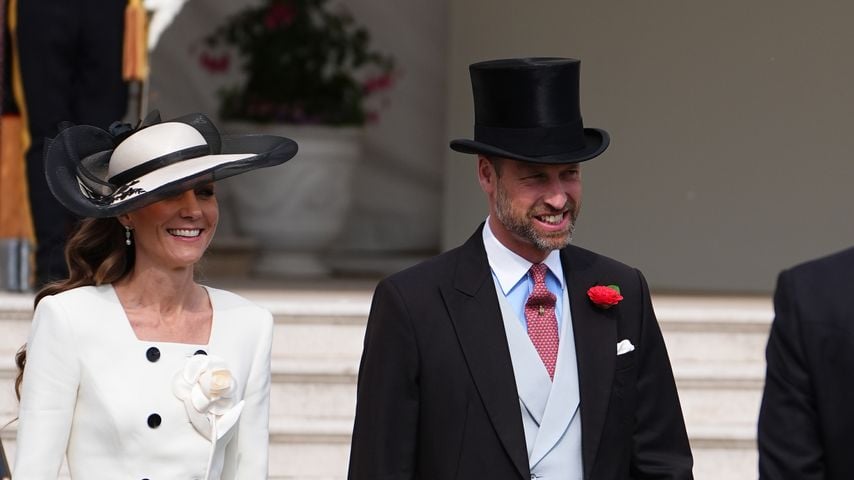 Mit 8000 Gästen: Prinz William und Kate feiern Gartenparty