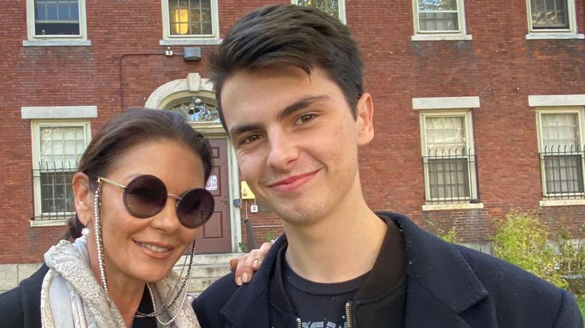 Catherine Zeta-Jones und ihr Sohn Dylan Douglas