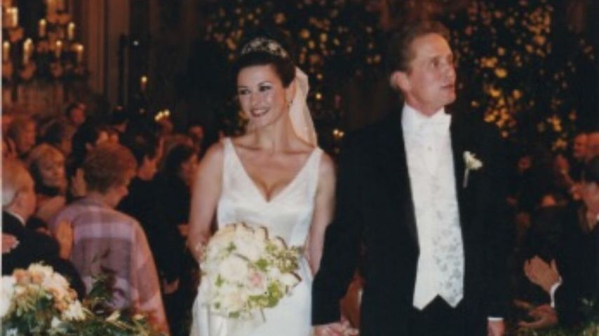 Catherine Zeta-Jones und Michael Douglas an ihrem Hochzeitstag